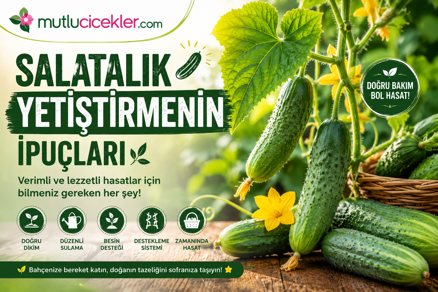 Salatalık Yetiştirmenin İpuçları: Verimli ve Lezzetli Hasatlar İçin Bilmeniz Gereken Her Şey