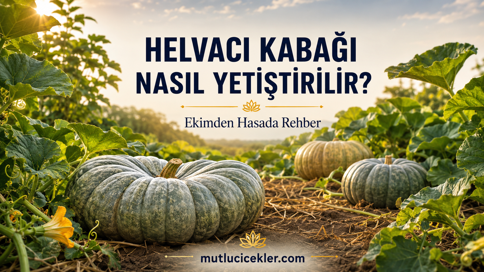 🎃 Helvacı Kabağı (Kestane Kabağı) Nasıl Yetiştirilir? Ekimden Hasada Rehber