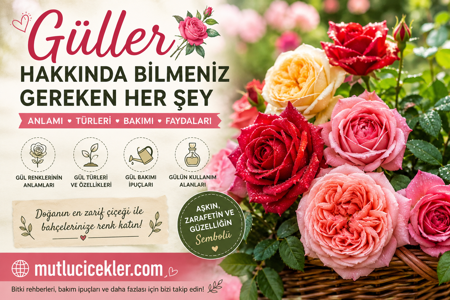 Güller Hakkında Bilmeniz Gereken Her Şey 🌹