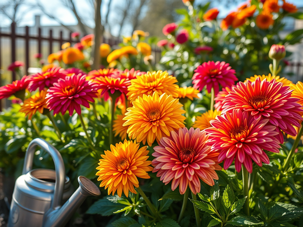 🌼 Kasımpatı (Krizantem) Bakımı: Sulama, Çoğaltma ve Detaylı Bakım Planı