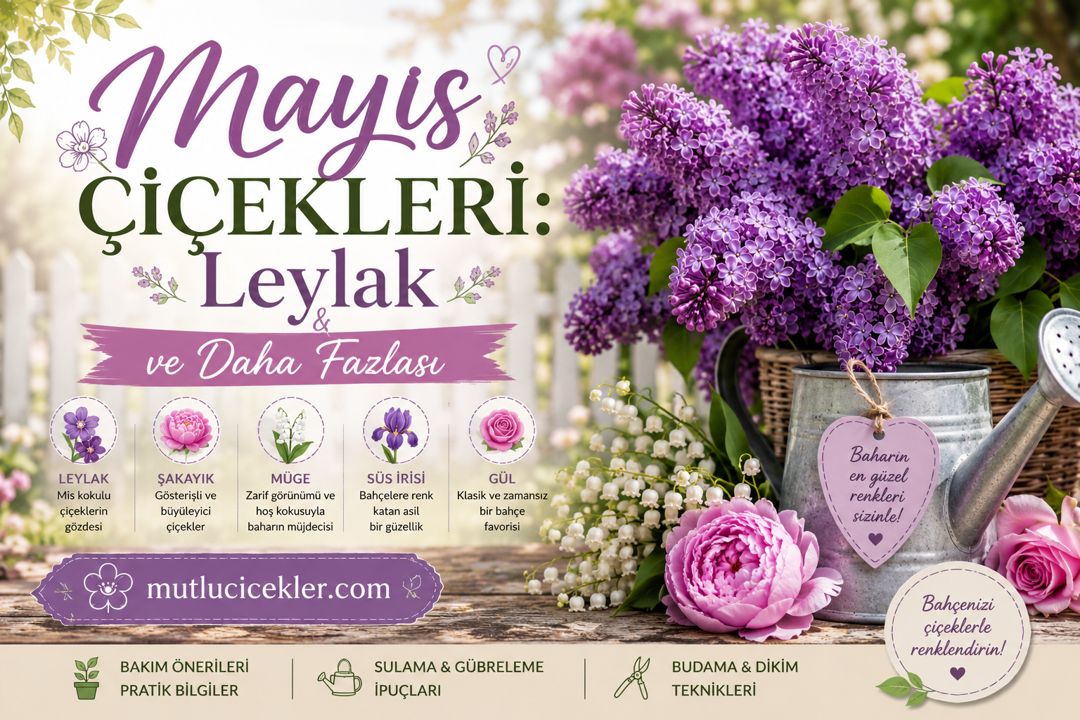 Mayıs Çiçekleri: Leylak ve Daha Fazlası