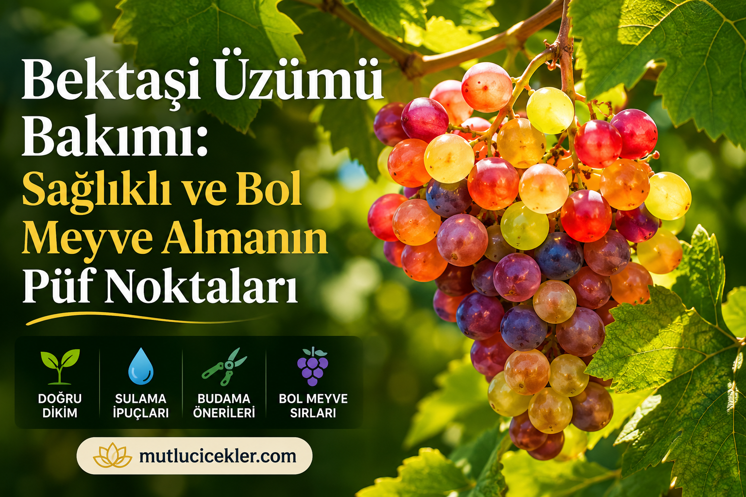 Bektaşi Üzümü Bakımı: Sağlıklı ve Bol Meyve Almanın Püf Noktaları
