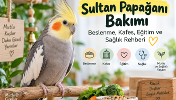 Sultan papağanı bakımı, beslenmesi ve kafes düzeni rehberi