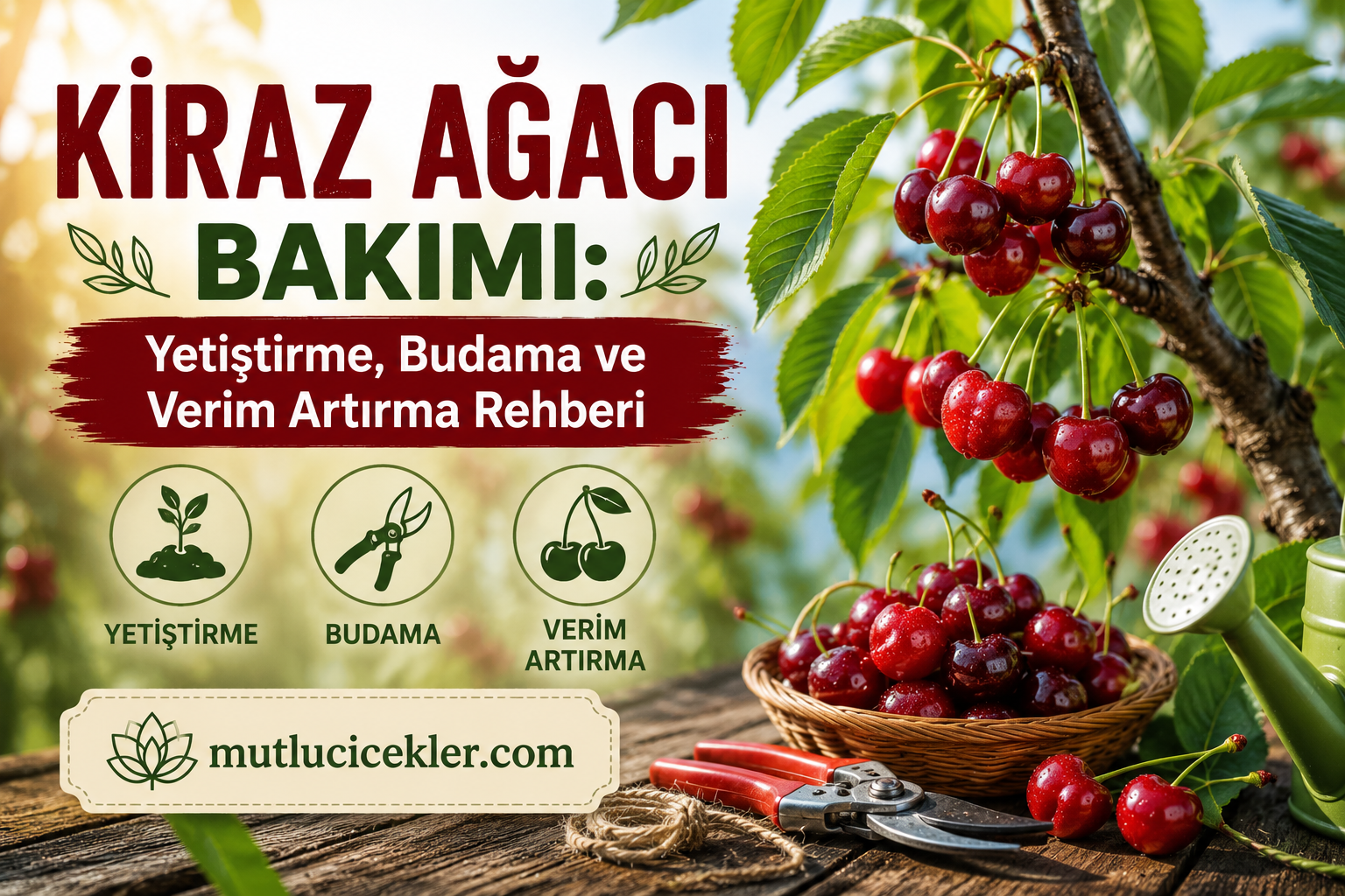 Kiraz Ağacı Bakımı: Yetiştirme, Budama ve Verim Artırma Rehberi