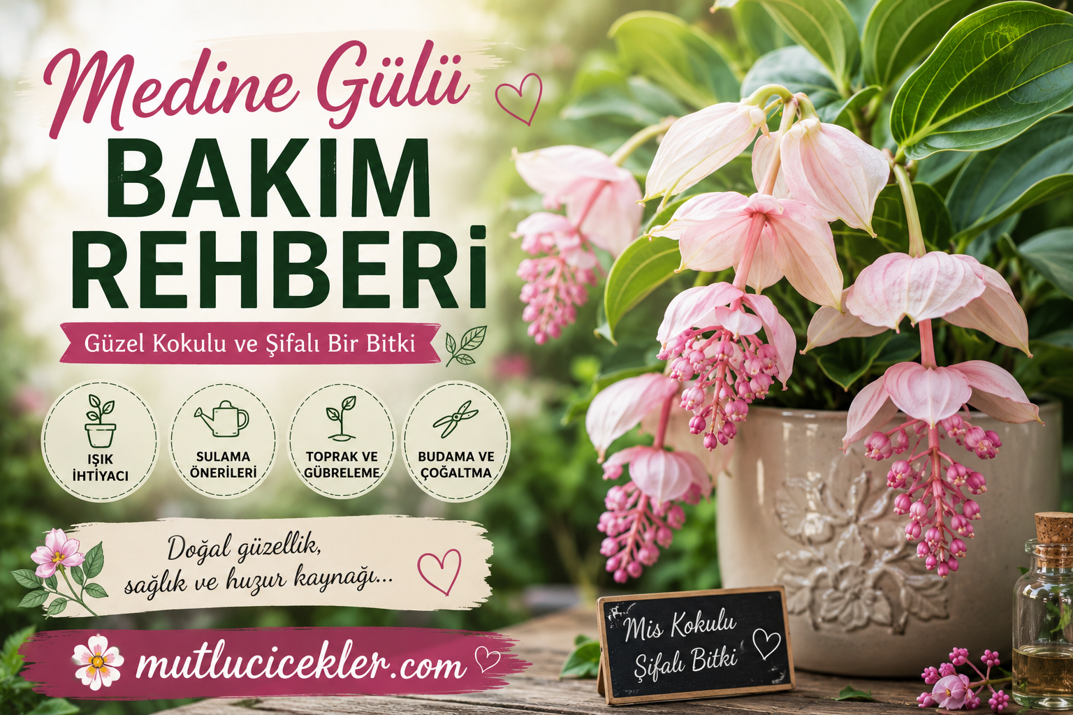Medine Gülü Bakım Rehberi: Güzel Kokulu ve Şifalı Bir Bitki