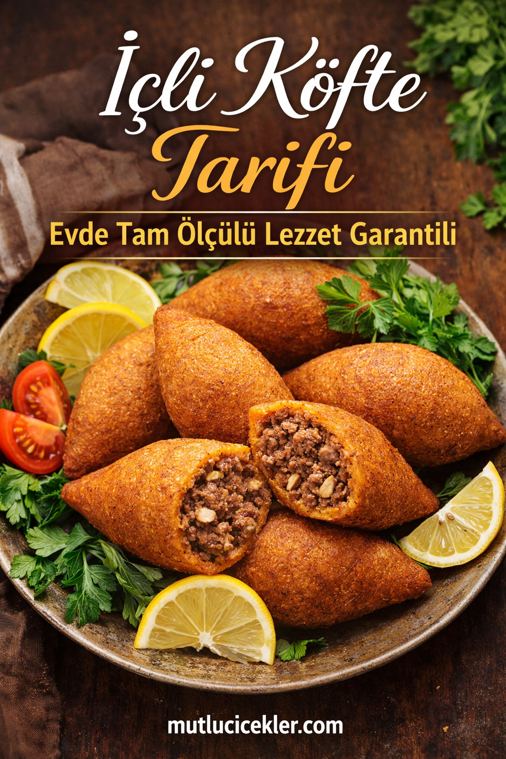 🍽️ İçli Köfte Tarifi – Evde Tam Ölçülü, Lezzet Garantili