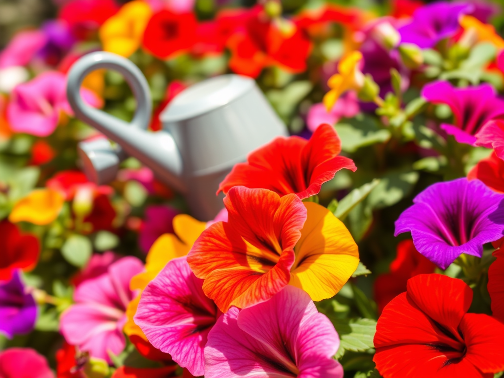 Petunya Sulama ve Besleme Yöntemleri: Sağlıklı ve Canlı Petunyalar İçin Rehber 🌸