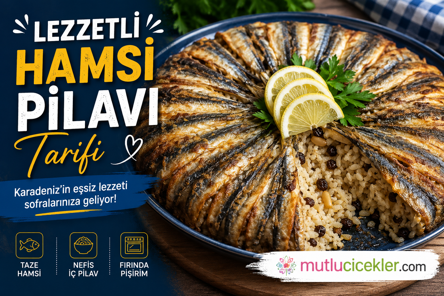 Lezzetli Hamsi Pilavı Tarifi 🐟🍚