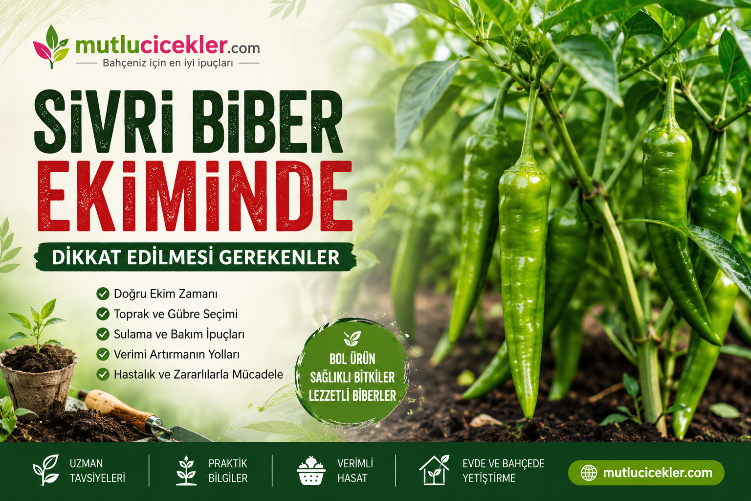 Sivri Biber Ekiminde Dikkat Edilmesi Gerekenler