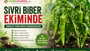 Sivri biber ekimi ve bakımı