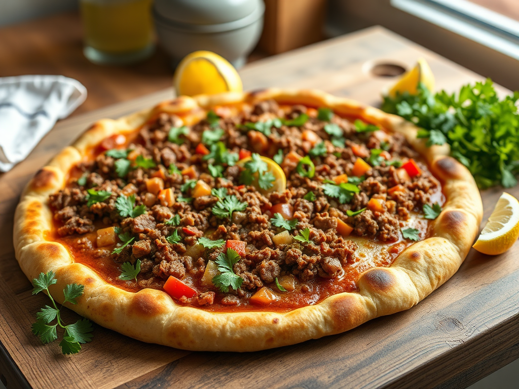 Evde Basit Lahmacun Tarifi