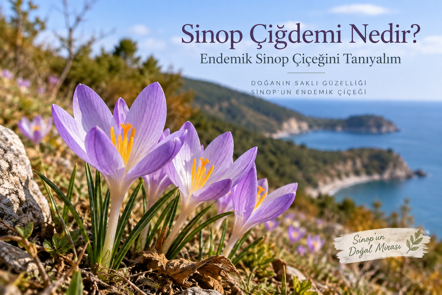 Sinop Çiğdemi Nedir? Endemik Sinop Çiçeğini Tanıyalım