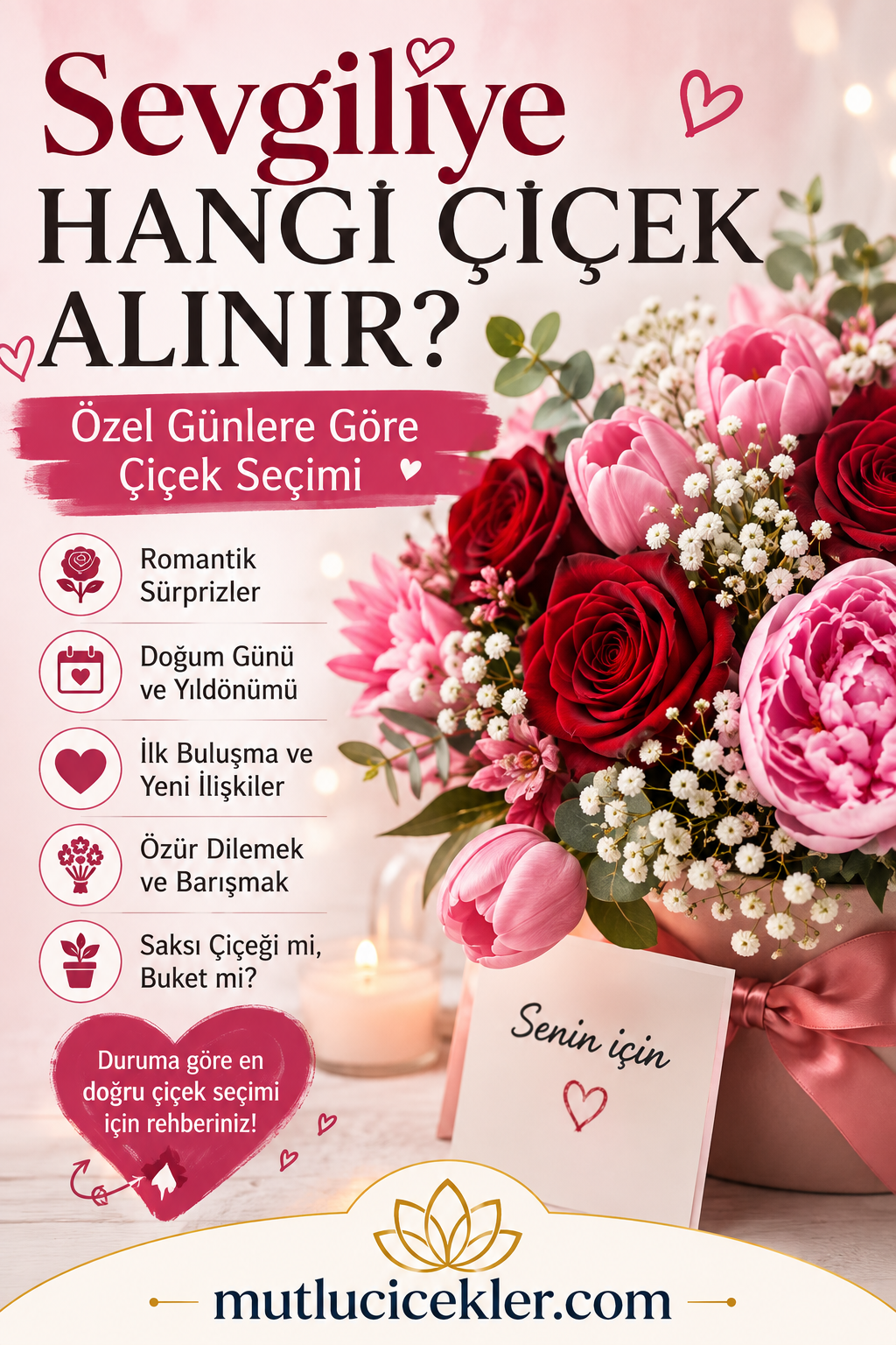 Sevgiliye Hangi Çiçek Alınır? Özel Günlere Göre Çiçek Seçimi