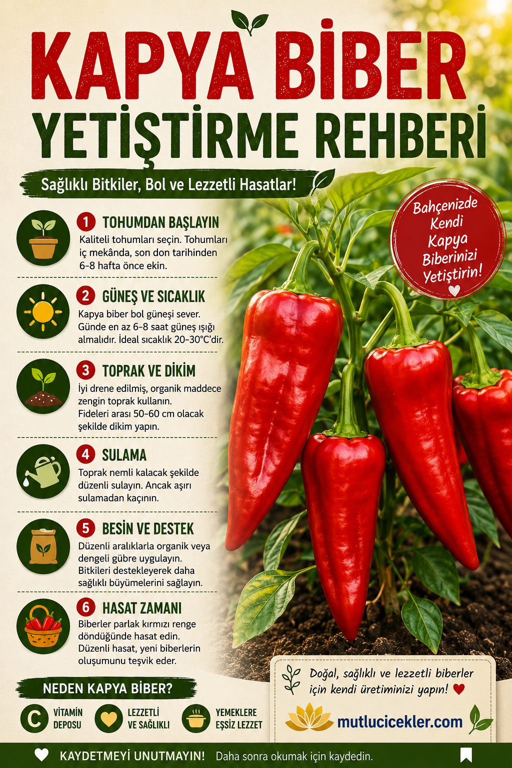 Kapya Biber Yetiştirme Rehberi 🌶️