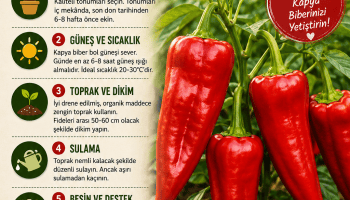 Kapya biber yetiştirme rehberi