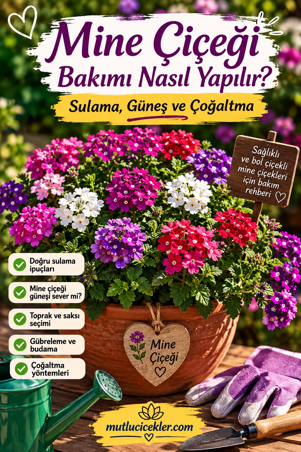 Mine Çiçeği Bakım Rehberi