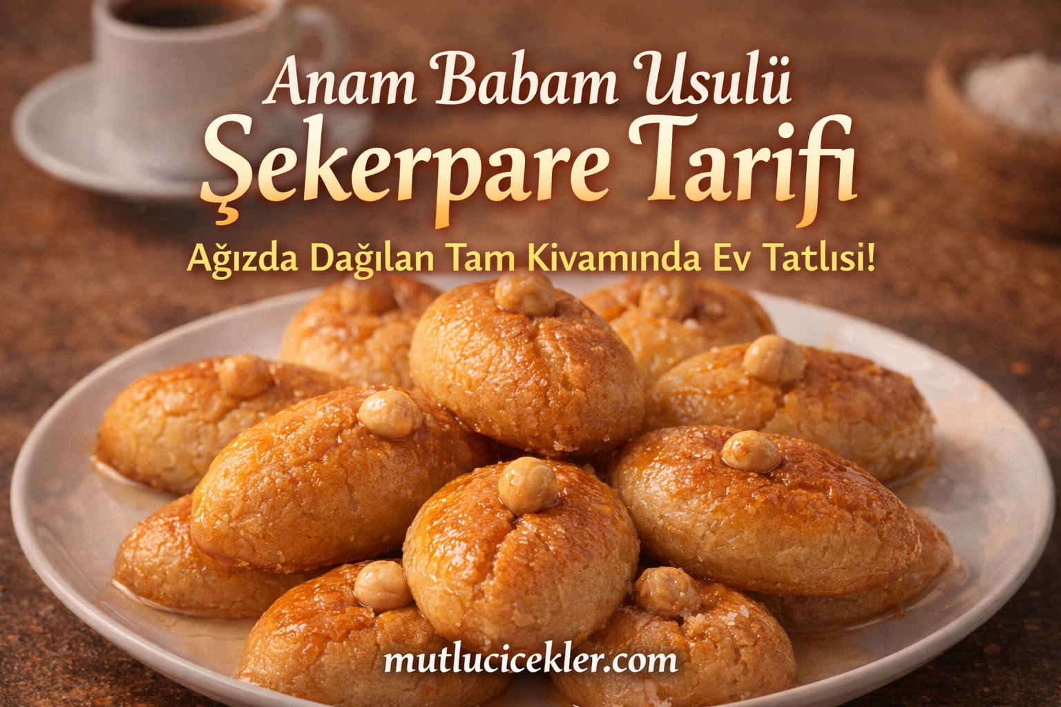 🍯 Anam Babam Usulü Şekerpare Tarifi: Ağızda Dağılan Tam Kıvamında Ev Tatlısı!