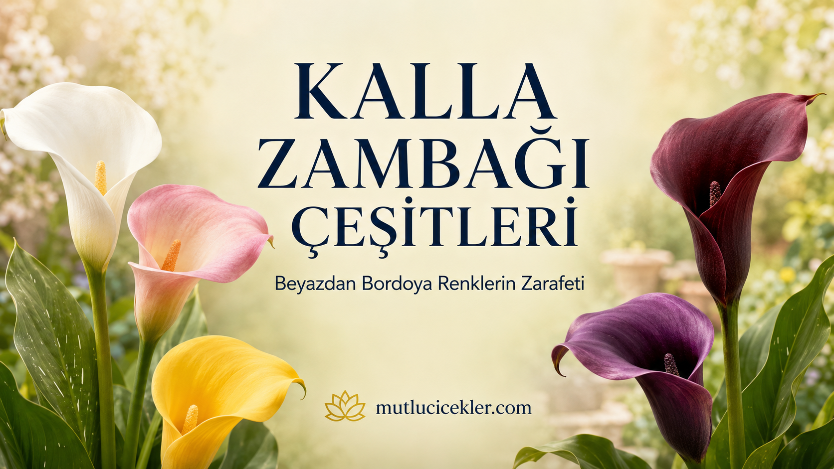 🌸 Kalla Zambağı Çeşitleri: Renklerine Göre En Güzel Türler
