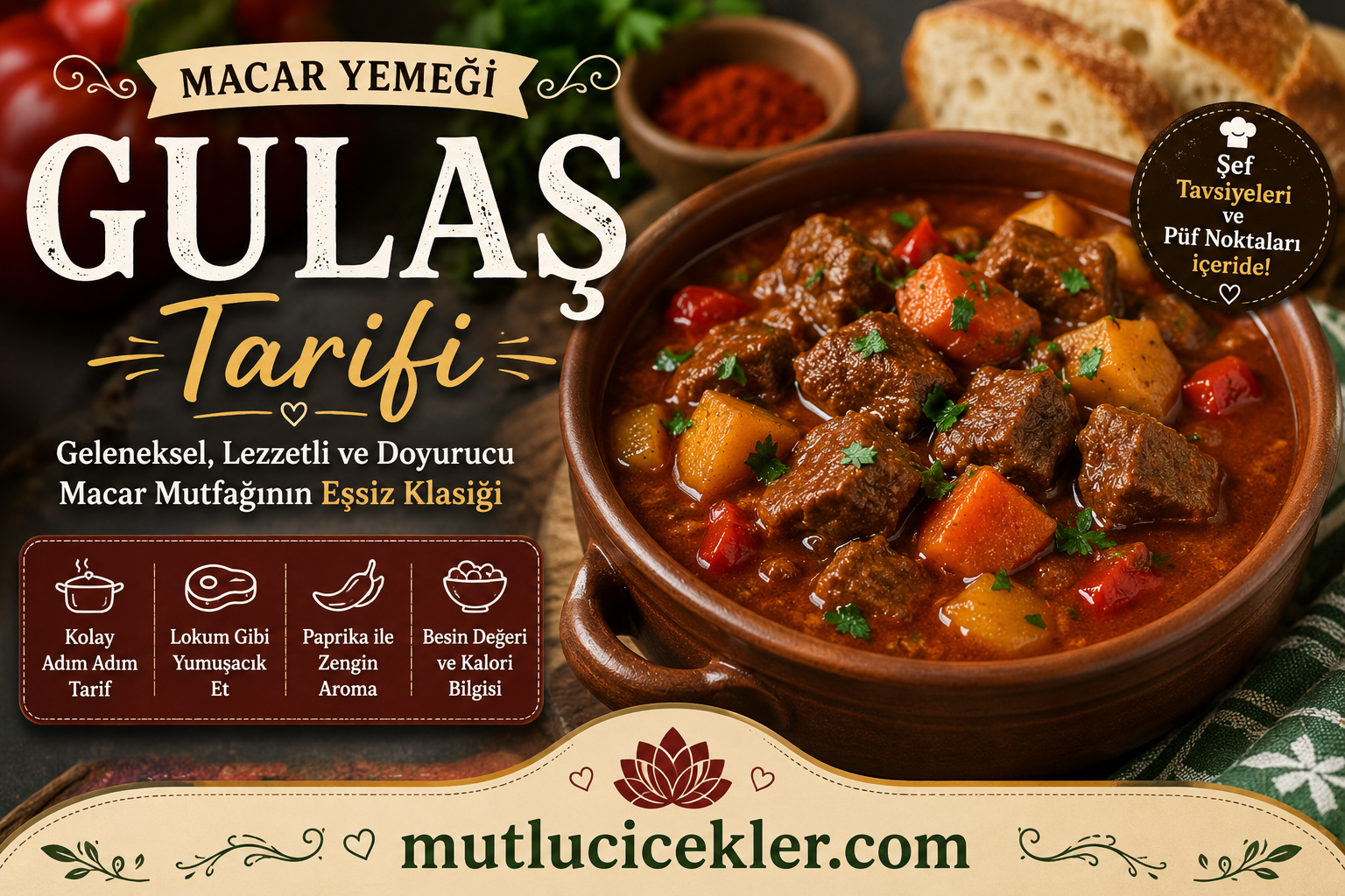 Macar Yemeği Gulaş Tarifi: Geleneksel ve Lezzetli Bir Macar Klasiği