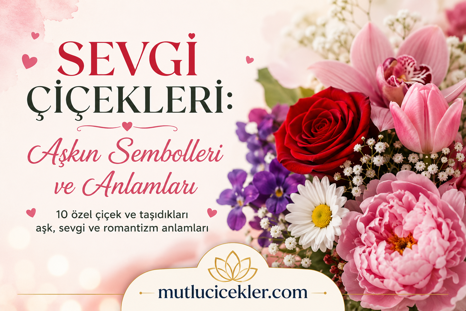 Sevgi Çiçekleri: Aşkı Sembolize Eden 10 Çiçek ve Anlamları