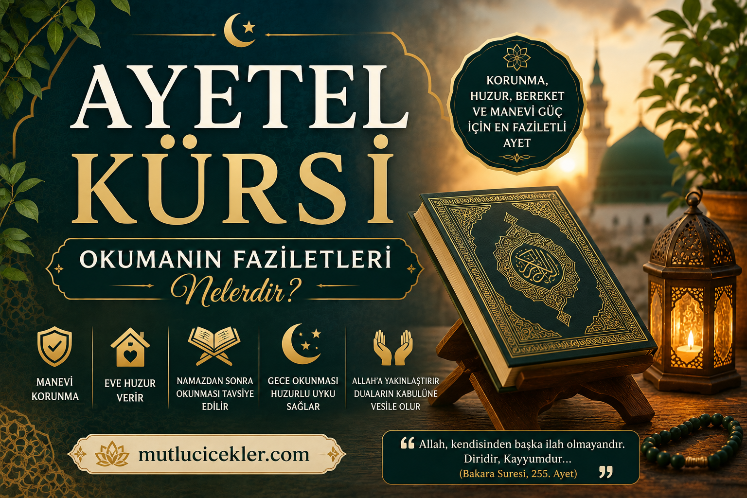 Ayetel Kürsi Okumanın Faziletleri Nelerdir? 🌙