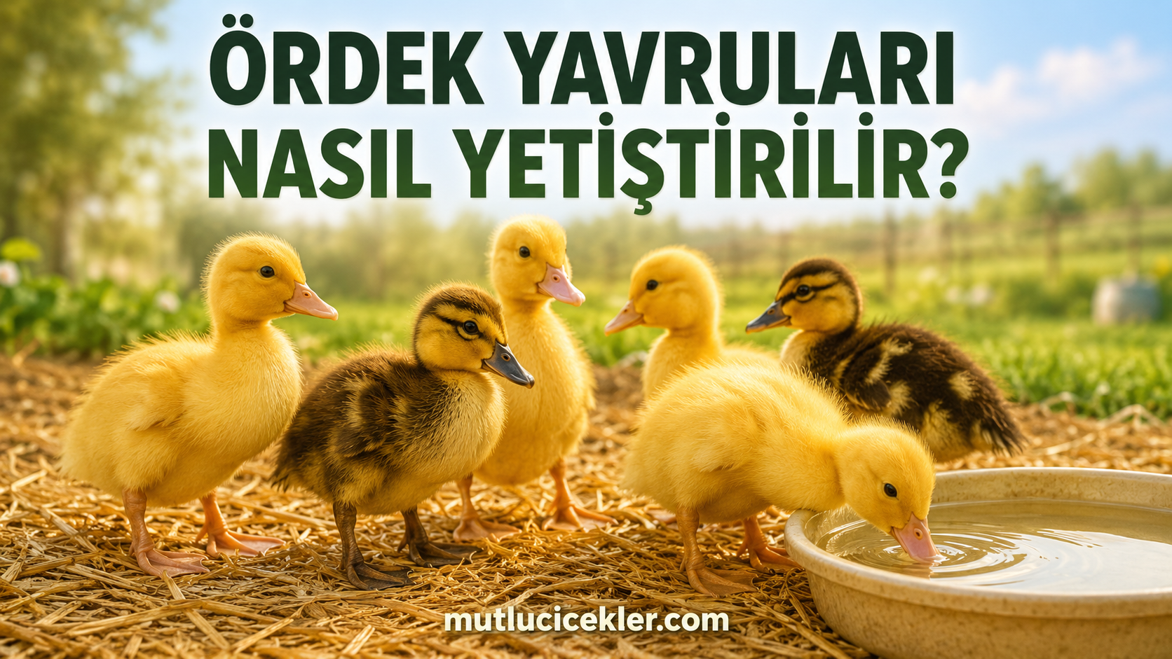Ördek Yavruları Nasıl Yetiştirilir? Bakım ve Beslenme Rehberi