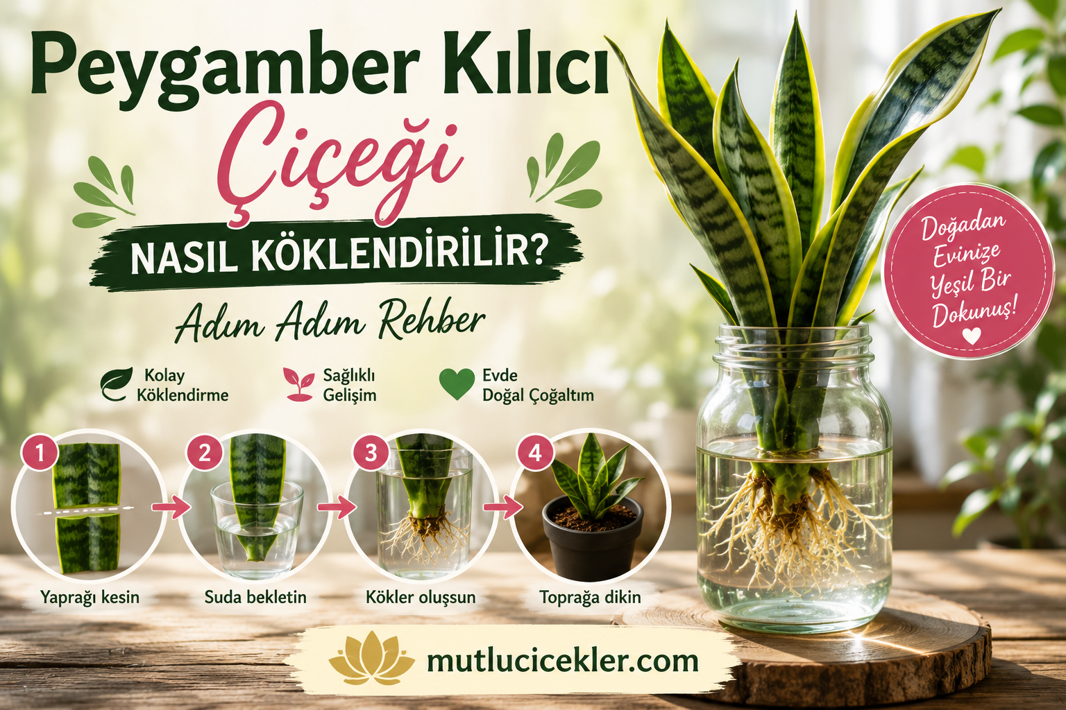 Peygamber Kılıcı Çiçeği Nasıl Köklendirilir? Adım Adım Rehber