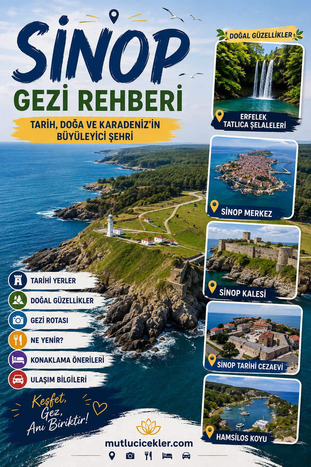 Sinop Gezi Rehberi: Karadeniz’in Huzur Dolu Şehri