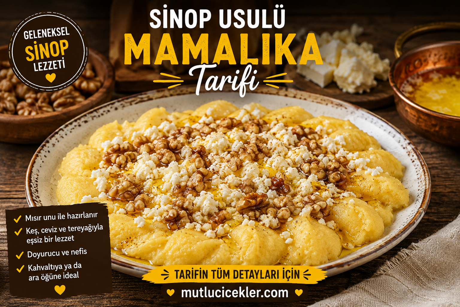 🥣 Mamalika Tarifi – Sinop Usulü Geleneksel Mamalika