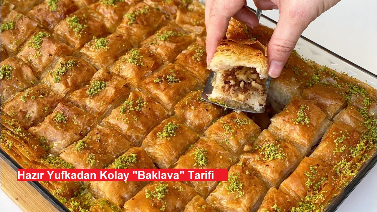 Hazır Yufkadan Kolay “Baklava” Tarifi