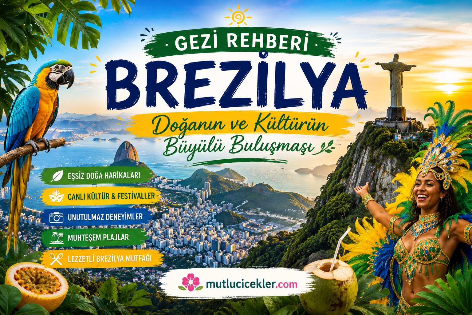 Brezilya Gezi Rehberi: Doğanın ve Kültürün Büyülü Buluşması