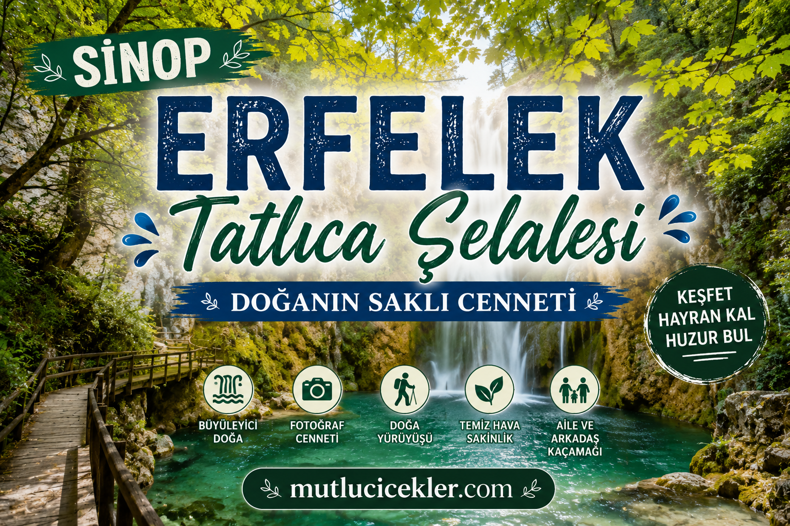 🌿 Sinop Erfelek Tatlıca Şelalesi: Doğanın Saklı Cenneti 💦