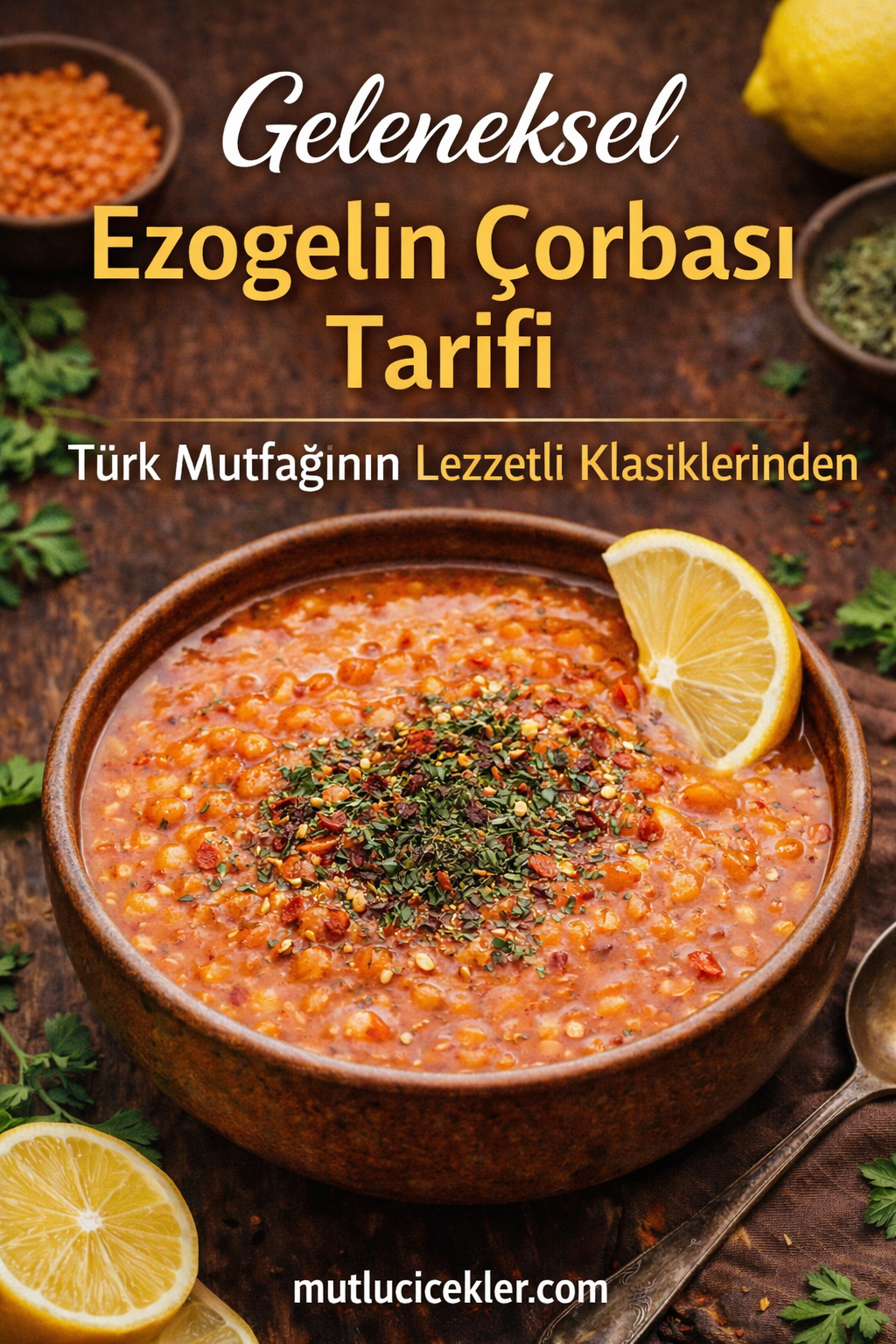🍲 Geleneksel Ezogelin Çorbası Tarifi – Türk Mutfağının Lezzetli Klasiklerinden