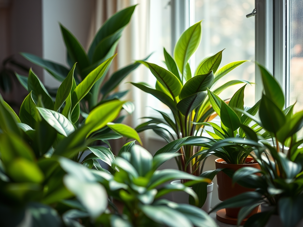 Az Işık Alan Ortamlar için Uygun Bitkiler