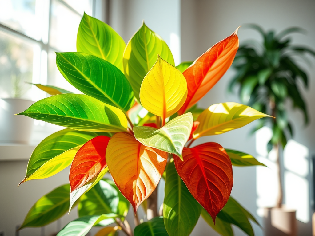 Kraton (Croton) Çiçeği Bakımı: Renkli Yapraklarıyla Göz Alıcı Bir Bitki