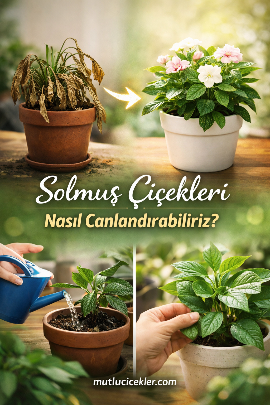 🌼 Solmuş Çiçekleri Nasıl Canlandırabiliriz?