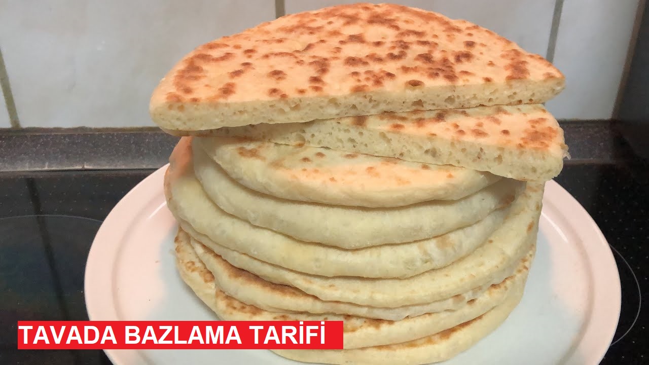 Tavada Minik Bazlama Tarifi ✨🍞