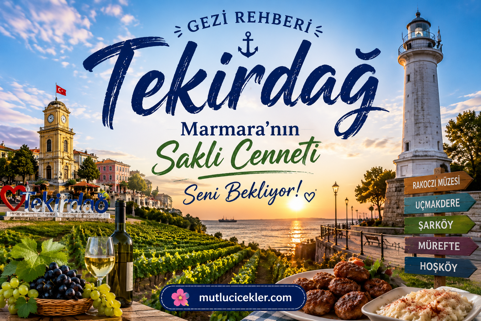 🌊 Tekirdağ Gezi Rehberi: Marmara’nın Saklı Cenneti Seni Bekliyor!