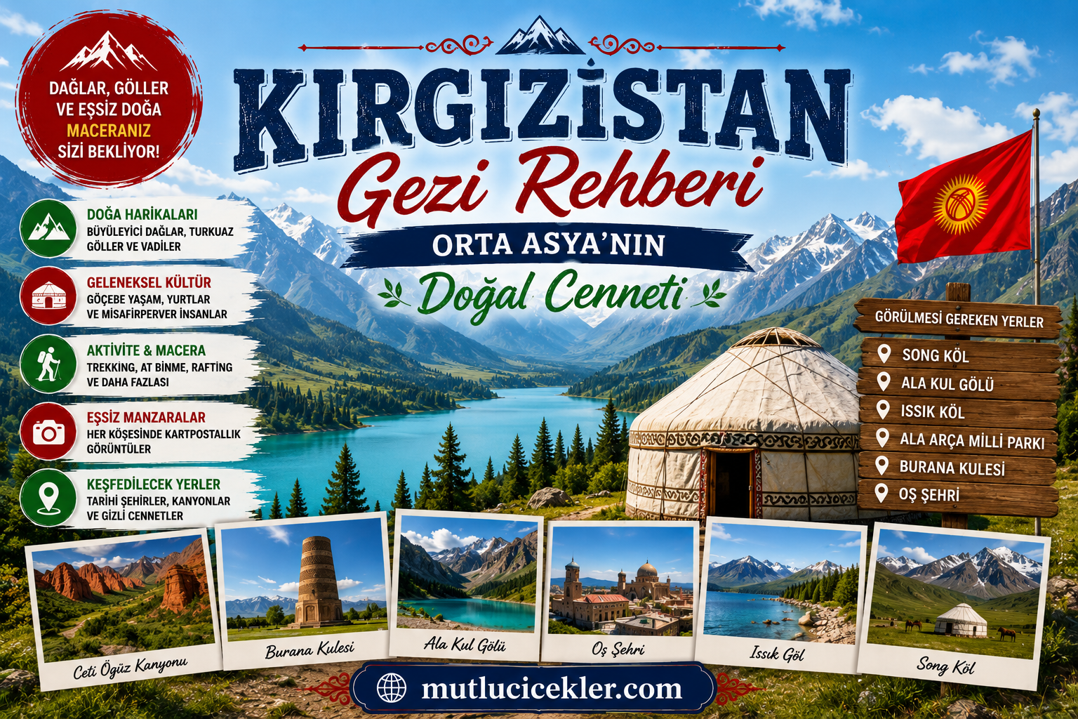 Kırgızistan Gezi Rehberi: Orta Asya’nın Doğal Cenneti