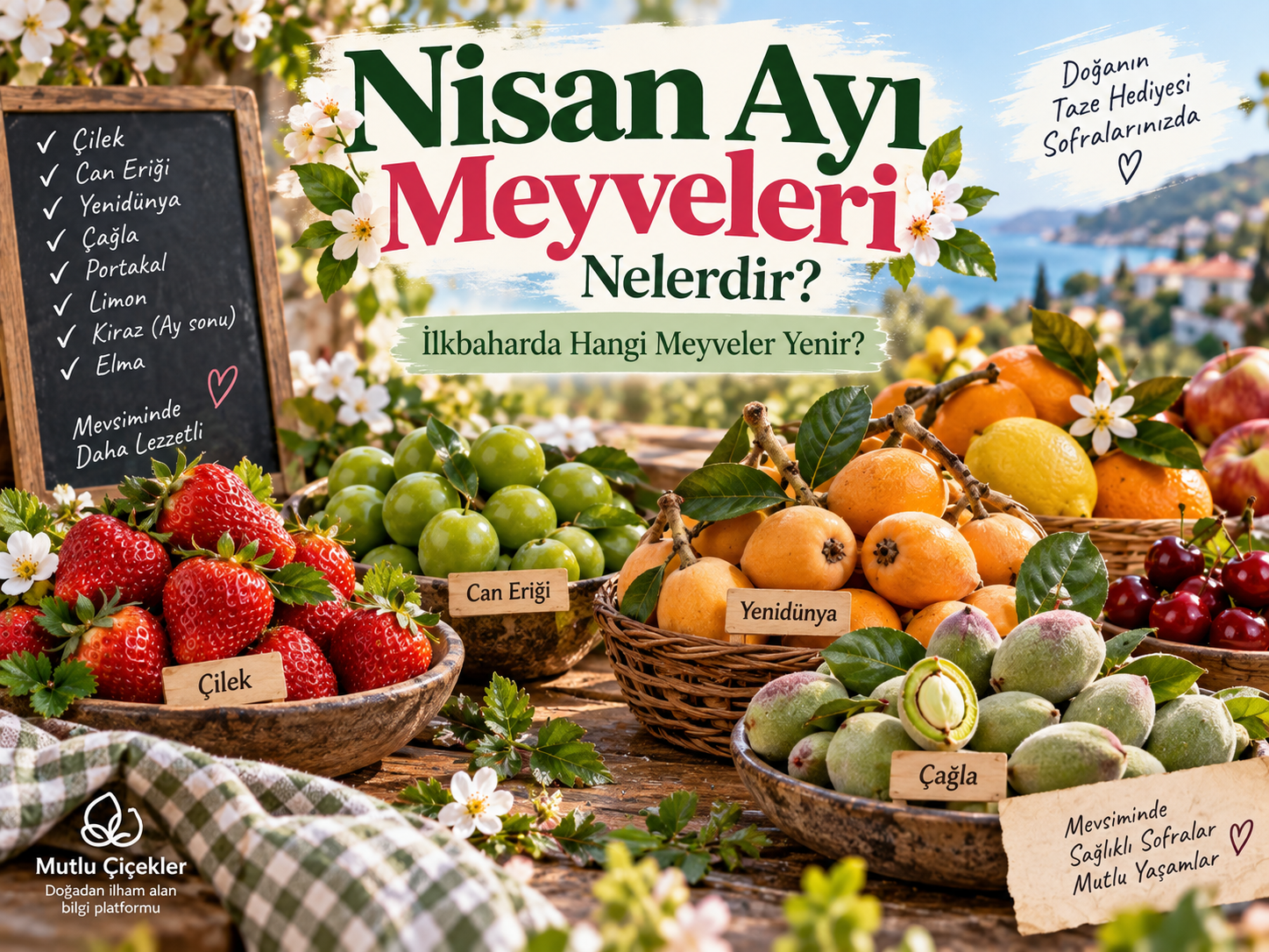 Nisan Ayı Meyveleri Nelerdir? İlkbaharda Hangi Meyveler Yenir?