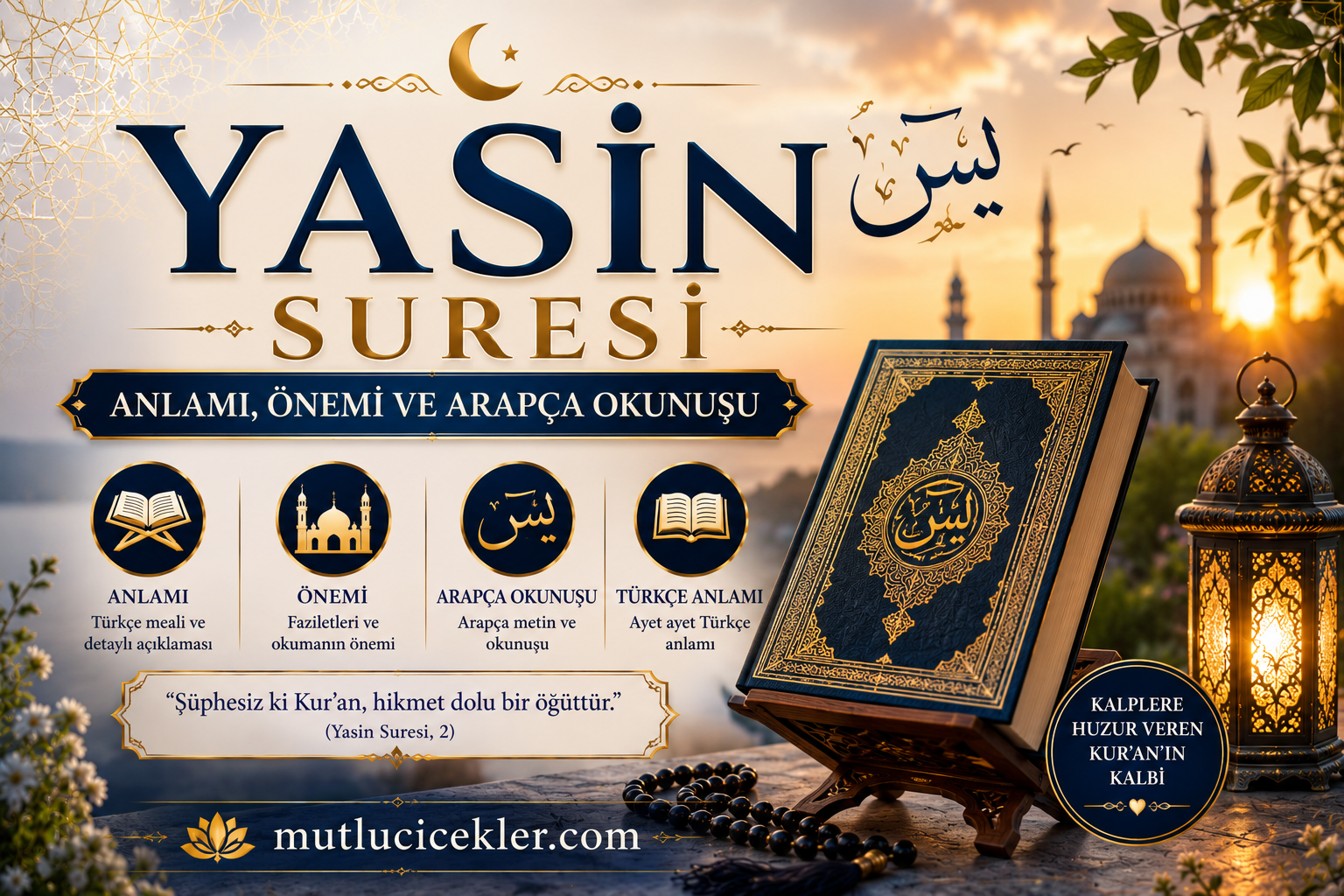 Yasin Suresi Anlamı, Önemi ve Arapça Okunuşu, Türkçe Anlamı ve Faziletleri