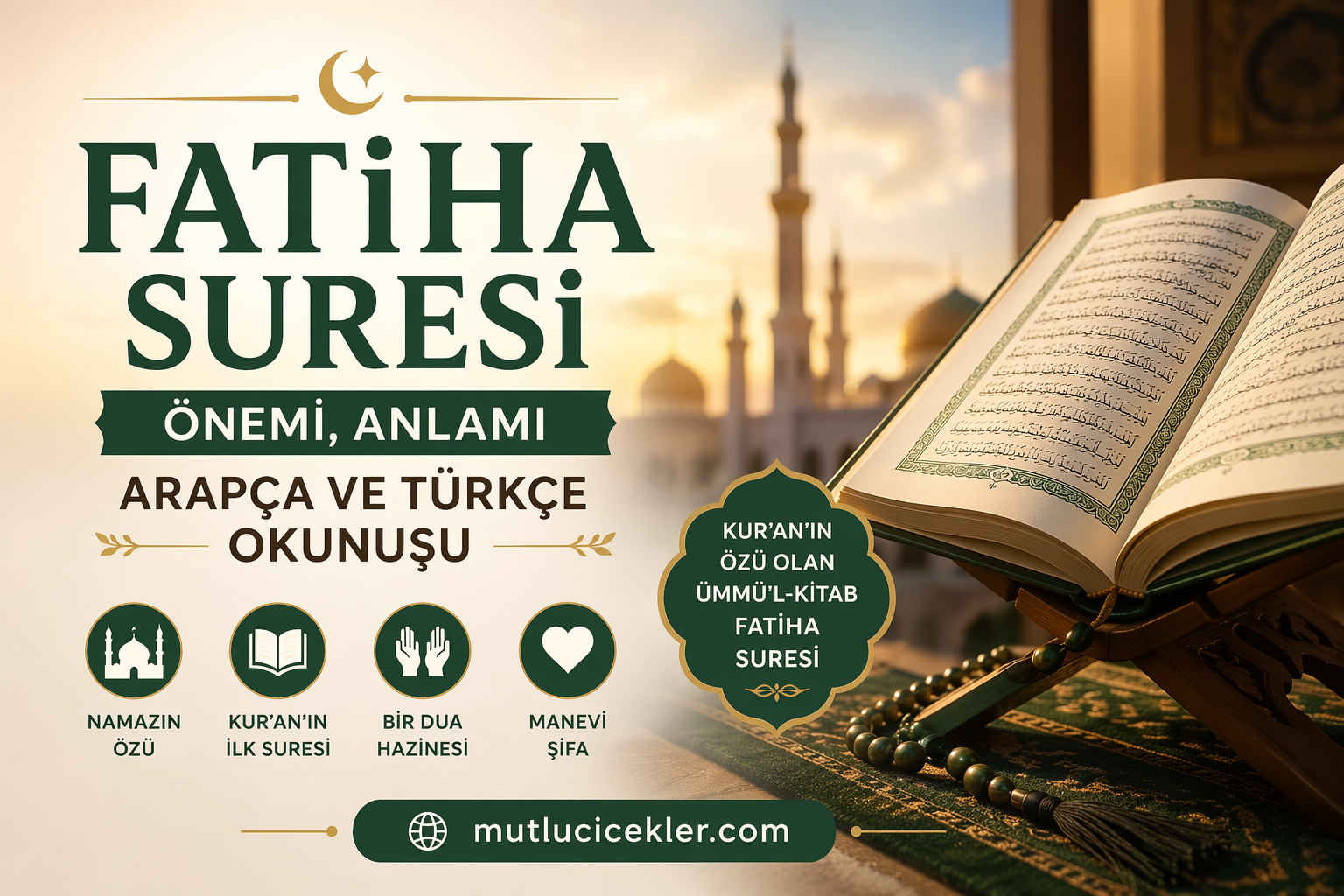 🌟 Fatiha Suresi: Anlamı, Önemi, Arapça ve Türkçe Okunuşu (Detaylı Rehber)