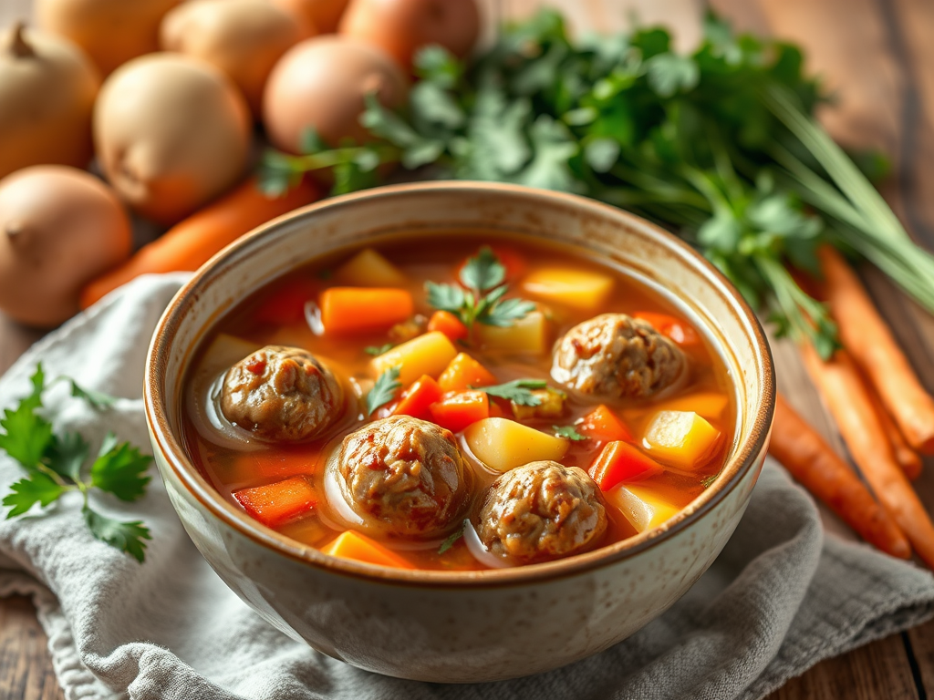 Lezzetli bir Ekşili Köfte Çorbası Tarifi