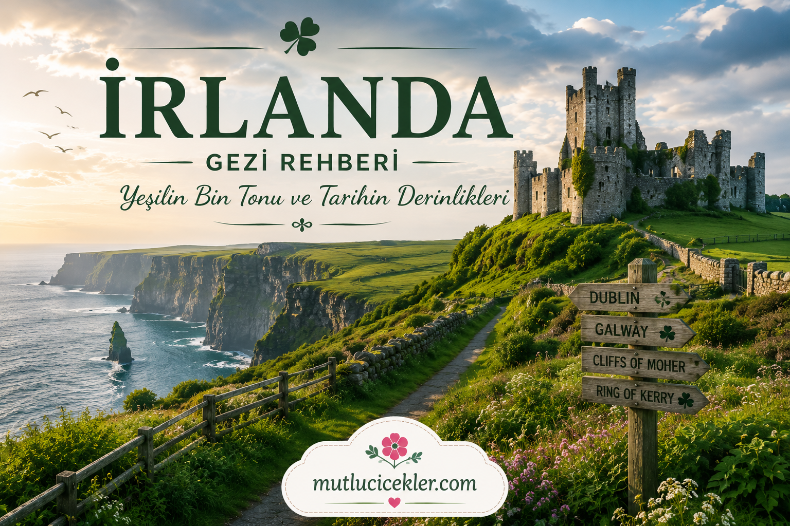İrlanda Gezi Rehberi: Yeşilin Bin Tonu ve Tarihin Derinlikleri