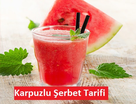 Basit bir Karpuzlu Şerbet Tarifi