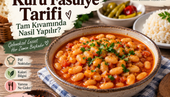 Tam kıvamında geleneksel kuru fasulye tarifi
