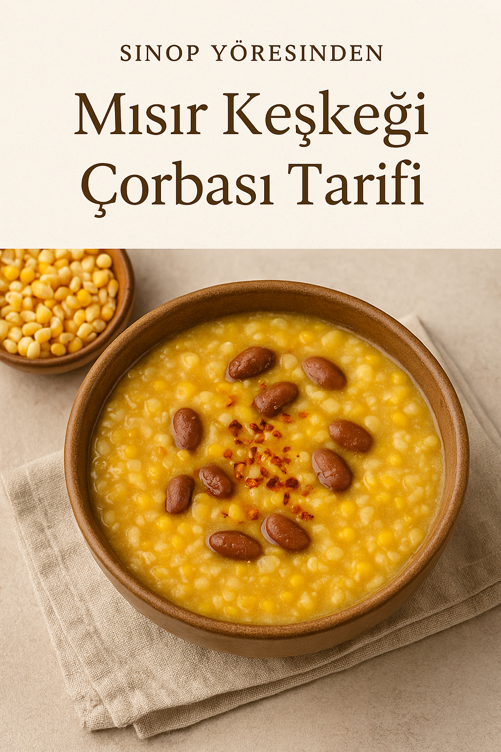 Sinop  Yöresinden “Mısır Keşkeği Çorbası Tarifi”