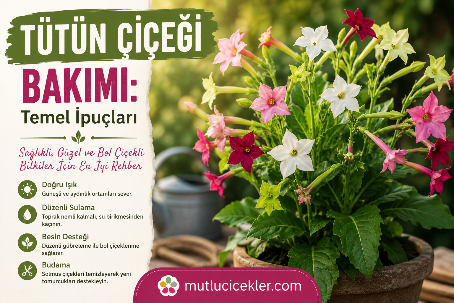 Tütün Çiçeği Bakımı: Sağlıklı ve Bol Çiçekli Bir Bitki İçin Temel İpuçları