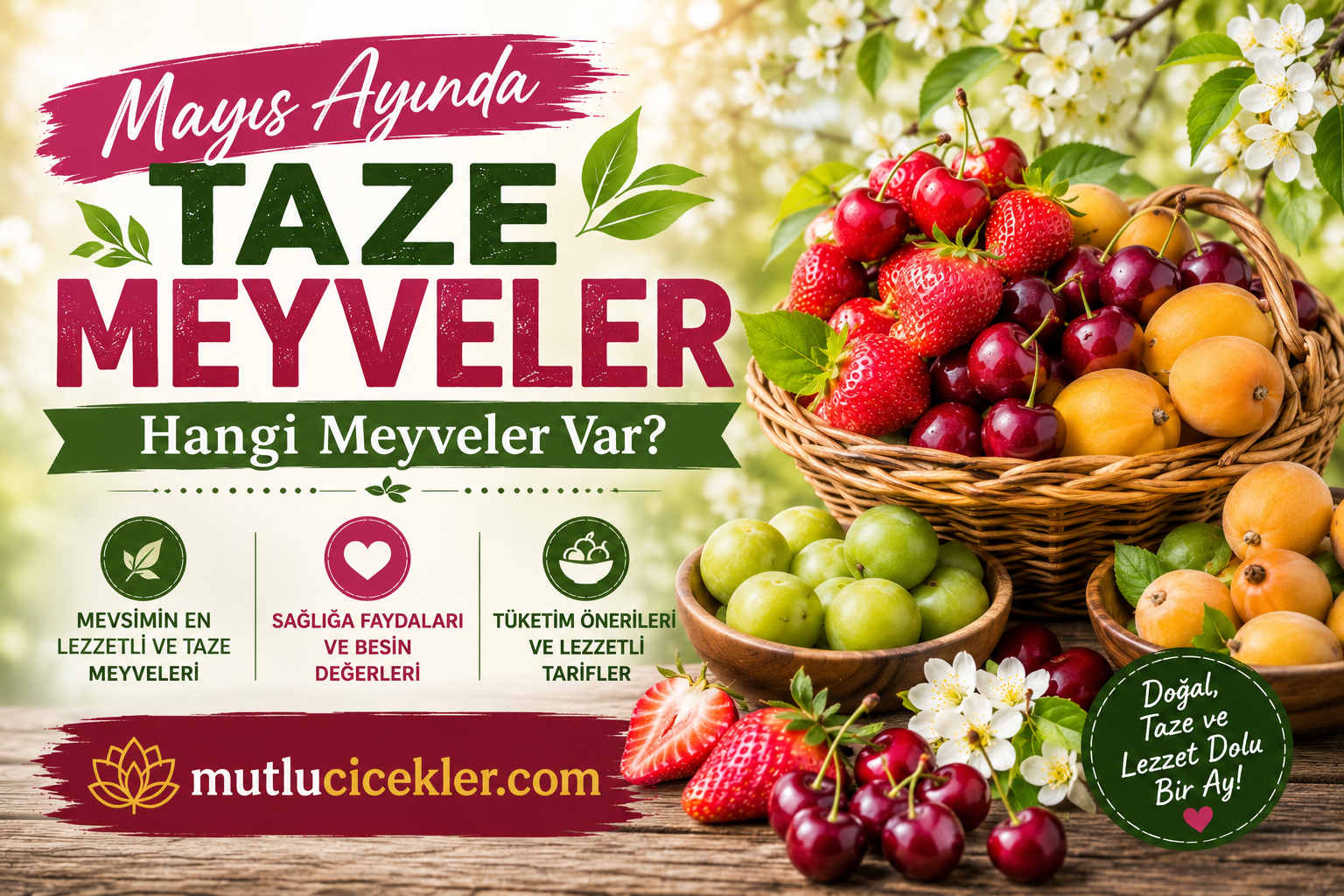Mayıs Ayında Taze Meyveler: Hangi Meyveler Var?