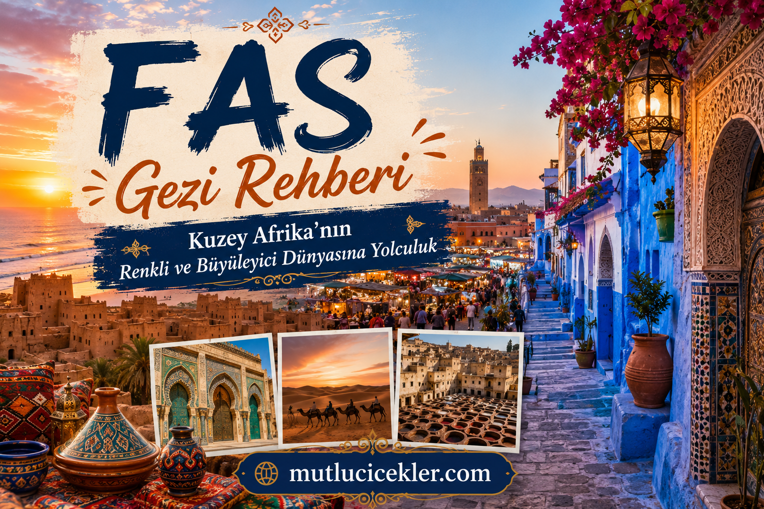 Fas Gezi Rehberi: Kuzey Afrika’nın Renkli ve Büyüleyici Dünyasına Yolculuk